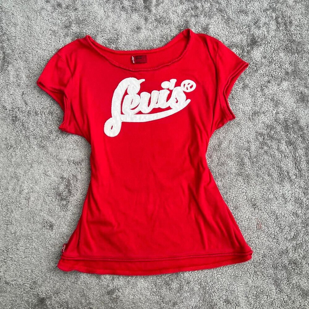 Levi's red baby tee